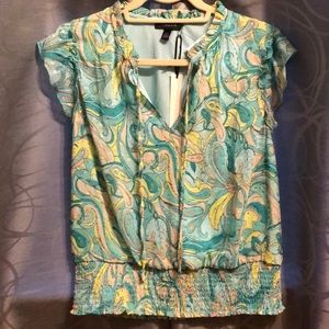 Paisley, sleeveless top